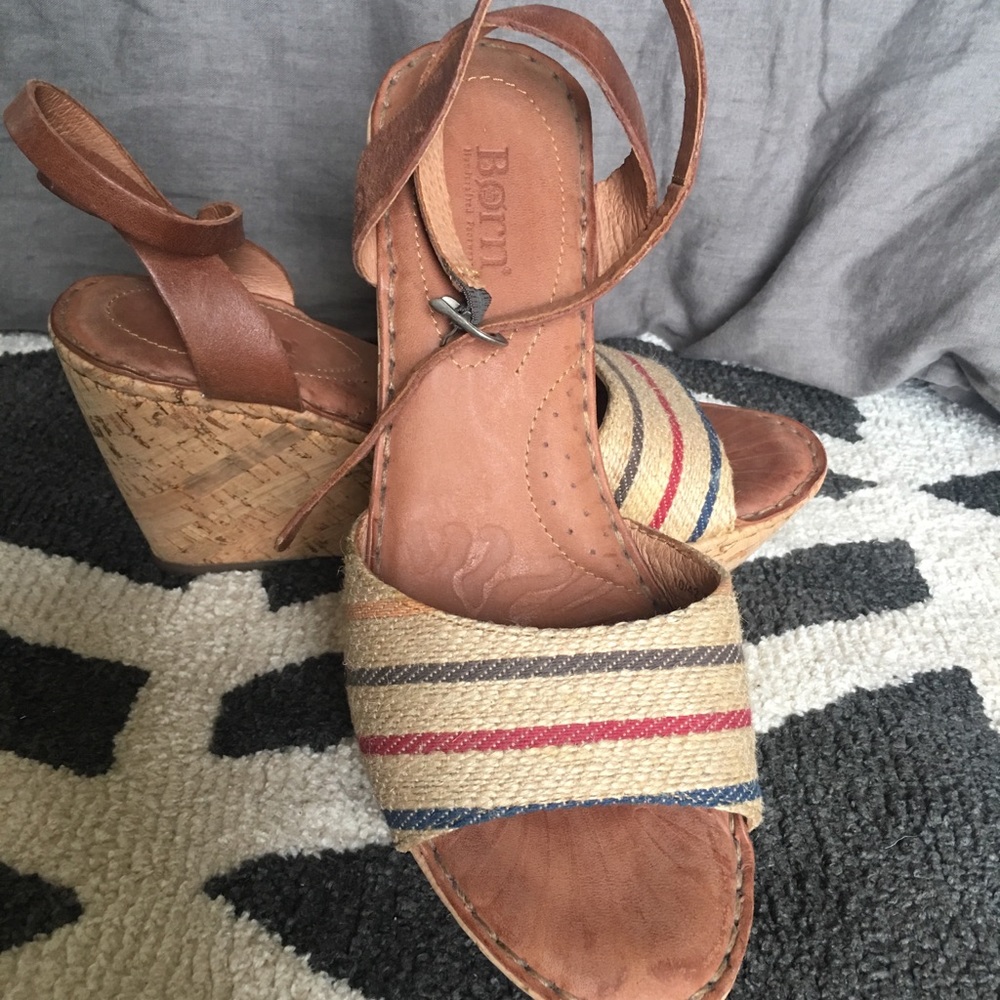Born cork wedge sandals - Picture 3 of 3
